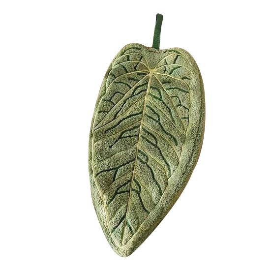 Hand Towels Home Decoration Leaf Hand Towels Coral Fleece 1 Pc