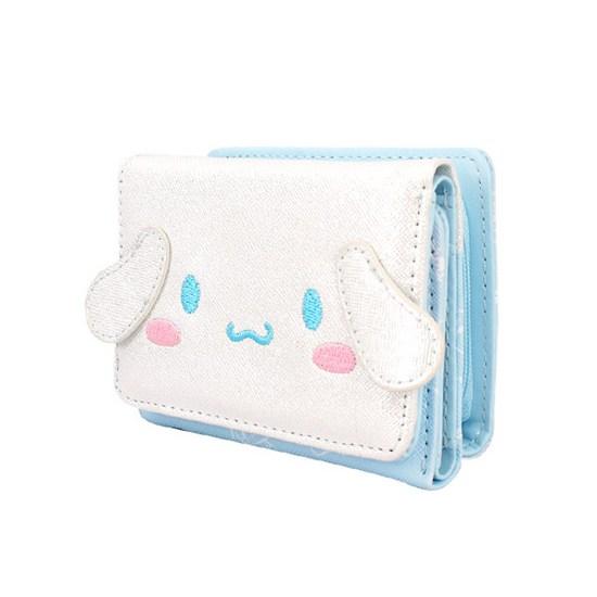 Cinnamoroll Face Wallet Sanrio Character Wallet, a Popular Character In Korea