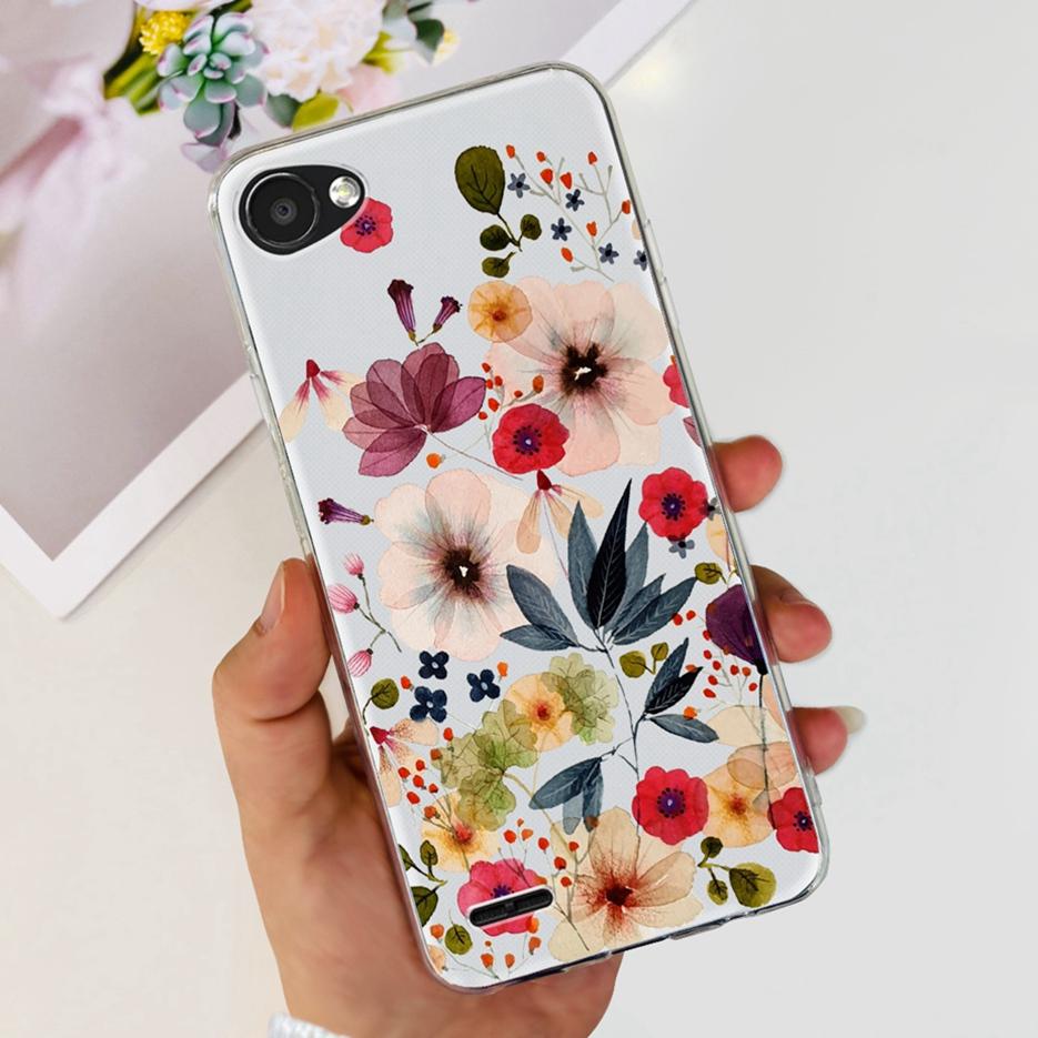 For LG Q6 Case M700 M703 Cute Painted Cover Soft Silicone Phone Case For LG Q6 Q6+ LGQ6 Back Cover Bumper For LG Q6 5.5'' Fundas