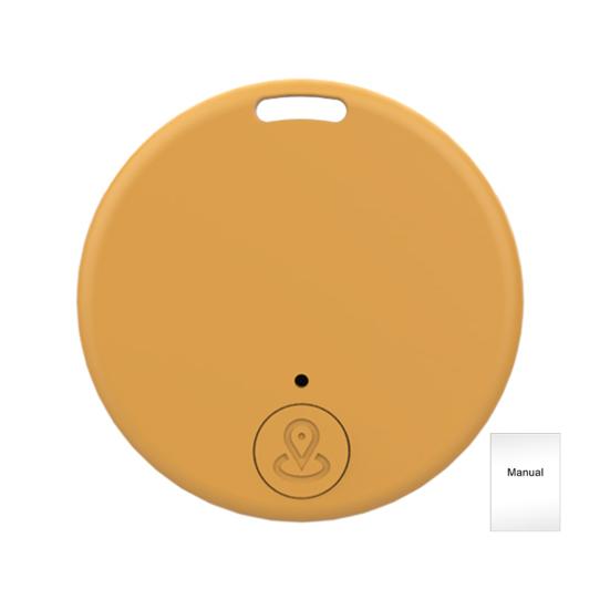 Круглый GPS-трекер с поддержкой Bluetooth, портативный, для ключей, кошелька, багажа, питомцев, искатель предметов, локатор, водонепроницаемый, двусторонняя сигнализация, устройство слежения против потери