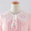 Girls Lace Shirt Detachable Collar for Womens Adjustable Strap  Lace Up Shawl Small Shoulder Wraps Small Cape Fake Collar