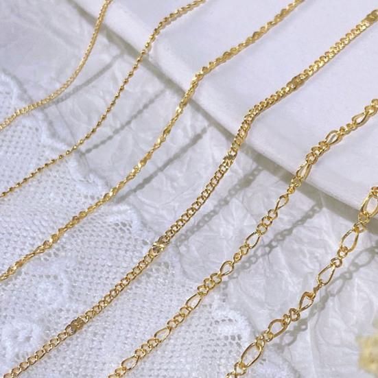 Nail Chain Multi-purpose DIY Glittery 3D Manicure DIY Metal Chain Charms for Girl