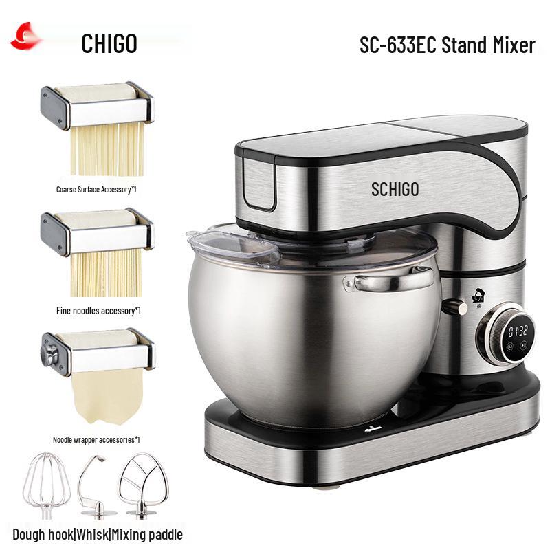10L Multifunctional Chef Machine: Dough Mixer, Stand Mixer & Egg Beater for Home & Commercial Use