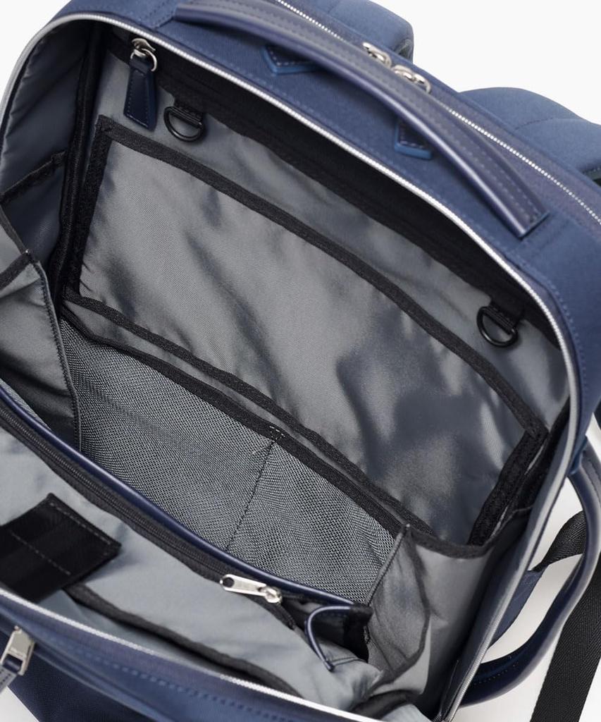 [ISIT] MyNavi 2024 Business Backpack, Men's, A4 Size, 13.3-inch Laptop Capacity, Water-Repellent, with Setup Function, No. 975722 (Black)