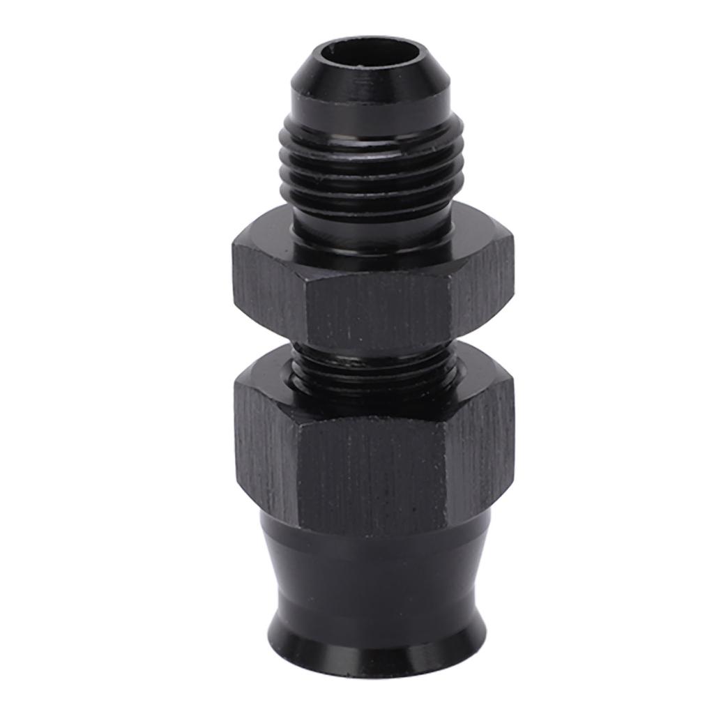 4PCS AN6 Adapter Male Thread Aluminium Alloy age Proof with Brass Ferrule for Liquid Gas Oil