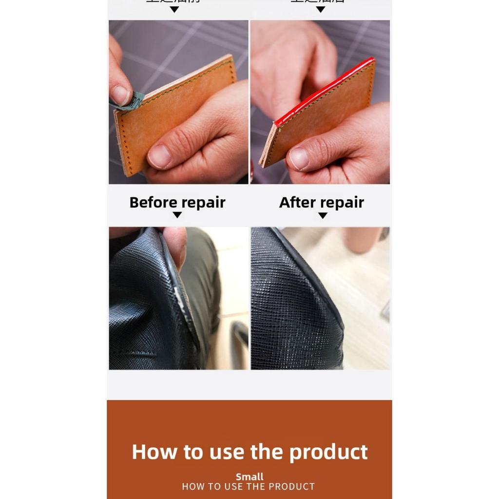 30g Leather Edge Oil - Repair Wear, Peel, and Color Loss - Suitable for Bags, Shoes, Jackets, Sofas, and All Leather Products