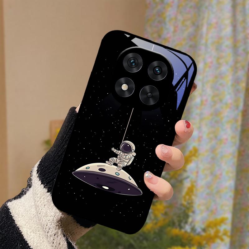 Чехол для Poco X5 / X6 / X7 Жесткий ПК Закаленное Стекло Защитная Крышка Телефона Для Xiaomi Poco X7 Pro 5G Модные Роскошные Стеклянные Защитные Корпуса
