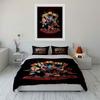 Band members with instruments. Bedding sets Duvet cover sets Duvet covers Pillowcases(1 * Duvet Cover 2 * Pillowcases without duvet insert)