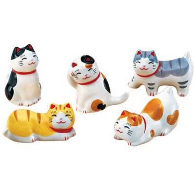 Набор подставок для палочек для еды Yakushigama Yokocho Cat