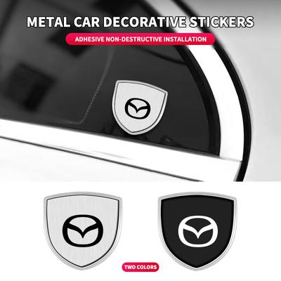 3D Стикеры-значки Металлические наклейки Декор для 6 3 5 2 CX5 CX7 323 Demio Axela Atenza CX9 MX3 MX5