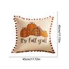 Fall Pumpkin Pillow Covers Pumpkin Pillow Cases Thanksgiving Decor 18x18 Inch Cushion Pillowcase For Bedroom Halloween Couch