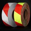 1 Roll Shining Reflective Safety Warning Tape - Self Adhesive Twill Printing, High Visibility for Car, Auto Safety Accessory