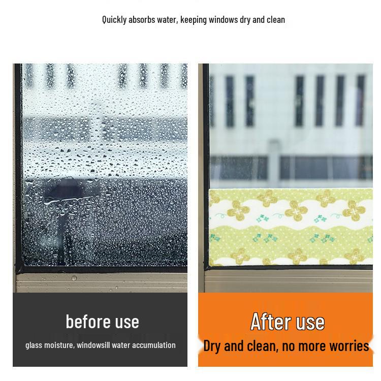 Новичок 0.01: Впитывающая наклейка для стекла против запотевания для предотвращения конденсации зимой