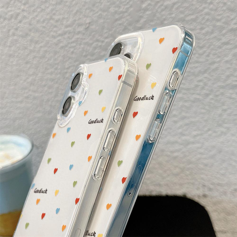 Painted Phone Case for iPhone 12 13 15 16 iPhone 16 12 13 14 15 Pro 14 15 16 Pro Max Coverage Shockproof Anti-Fingerprint Fresh Style Protective Case