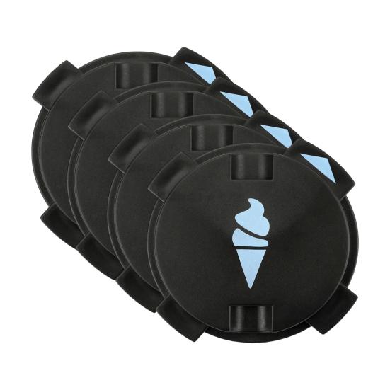 1/2/3/4 шт. Пылезащитная герметичная крышка подходит для мороженицы Ninja NC701 Сохраняет мороженое чистым Легко устанавливается Пылезащитная крышка для машины с узорами для мороженого