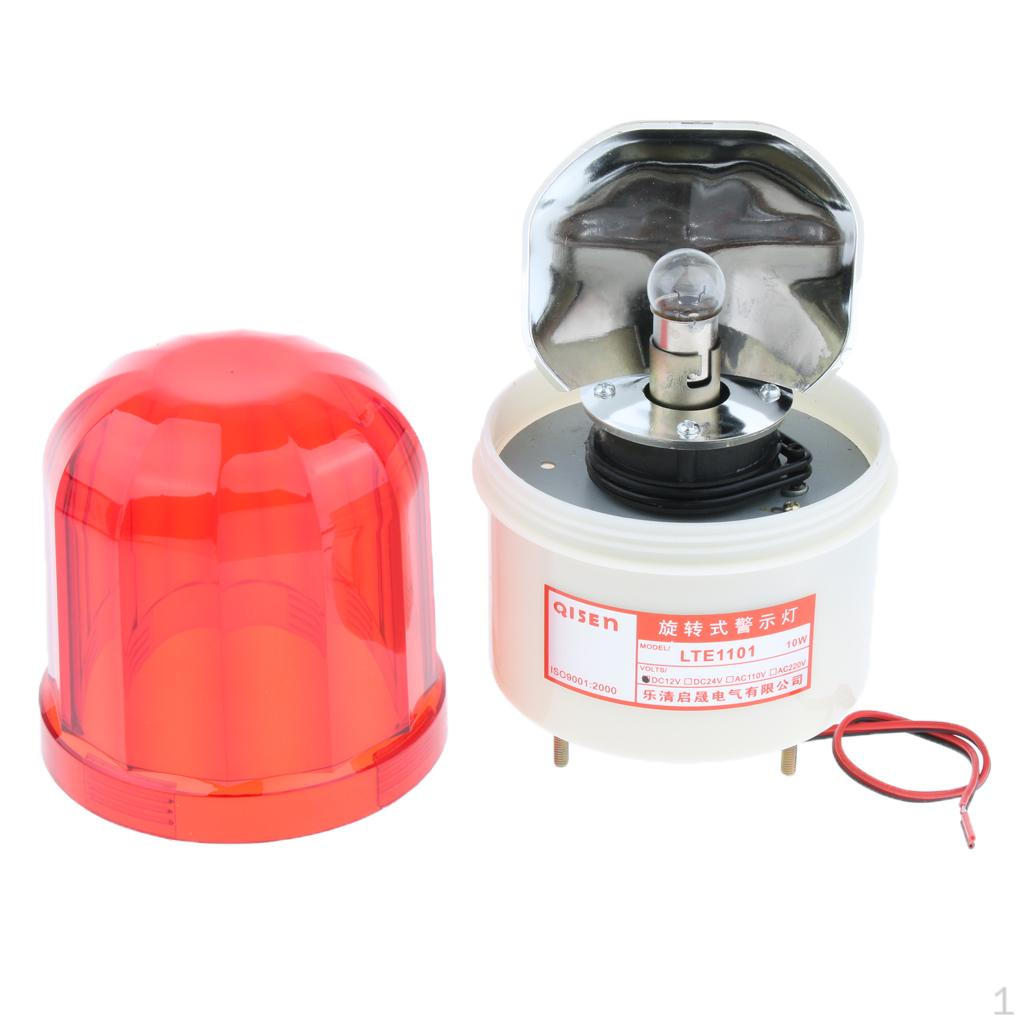 12 LED Warning Light Workshop Round Truck Car Signal