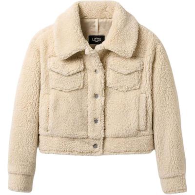 Женская куртка с коротким плюшем, однобортная, с длинными рукавами 1171459-NLI