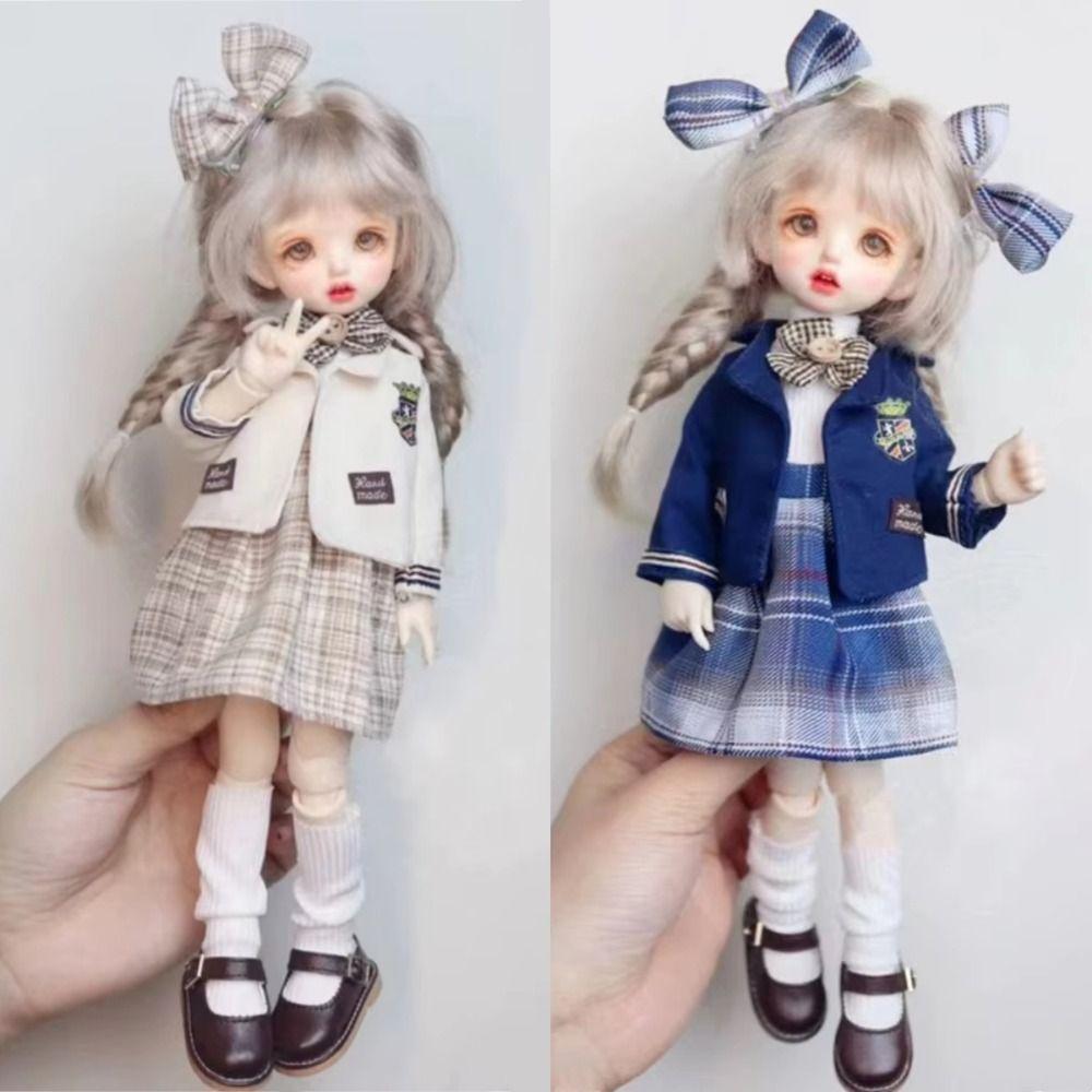 Dress Up Makeup 30cm Doll Uniform Casual Wear BJD Doll Outfit 1/6 Dolls Clothes Girl Gifts