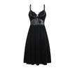 Women's Velvet Deep V Cami Sleep Dress with Robe Lounge Pajama Set