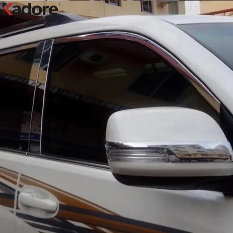 For Toyota Land Cruiser Prado J150 2014 2015 2016 Chrome Rearview Mirror Cover Trim Molding Garnish Strips Car Accessories