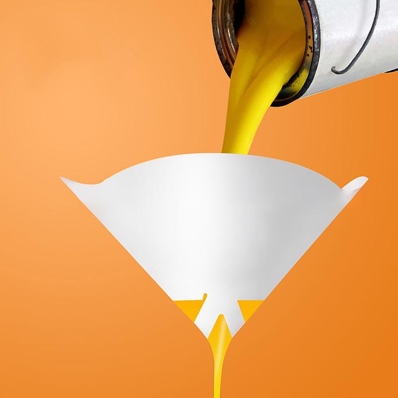 50 шт. фильтровальная бумага для краски, очищающая воронка для сцеживания, одноразовая бумага, 100 меш