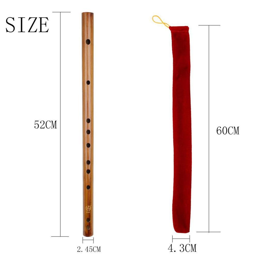 Indian Bamboo Flute Musical Instrument Key C/D/E/F/G Kids Recorder Instrument Vintage Keys Hand Crafted Novelty Gifts