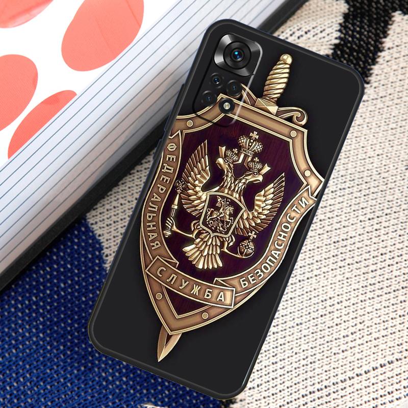Чехол с логотипом Национальной полиции России для Xiaomi Redmi Note 11 10 8 9 12 Pro Note 11S 10S 9S 8T Redmi 10 10C 12C 9C 9T Cover