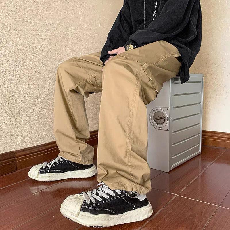 Мужская одежда Y2K Черные брюки-карго Спортивные штаны Брюки Широкие спортивные штаны Корейская модная одежда Уличная одежда Techwear для мужчин