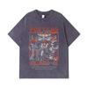275 GSM Washed T-shirts 100% Cotton One Piece V17 Ace Print Unisex Heavy Cotton T Shirt