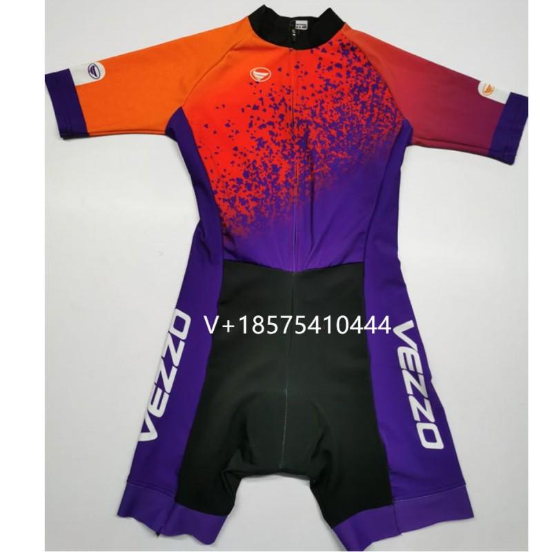 Mens Triathlon Cycling Suit One-Piece Quick-Dry Compression Gear Road Bike Racing Training Safety Protective Wear