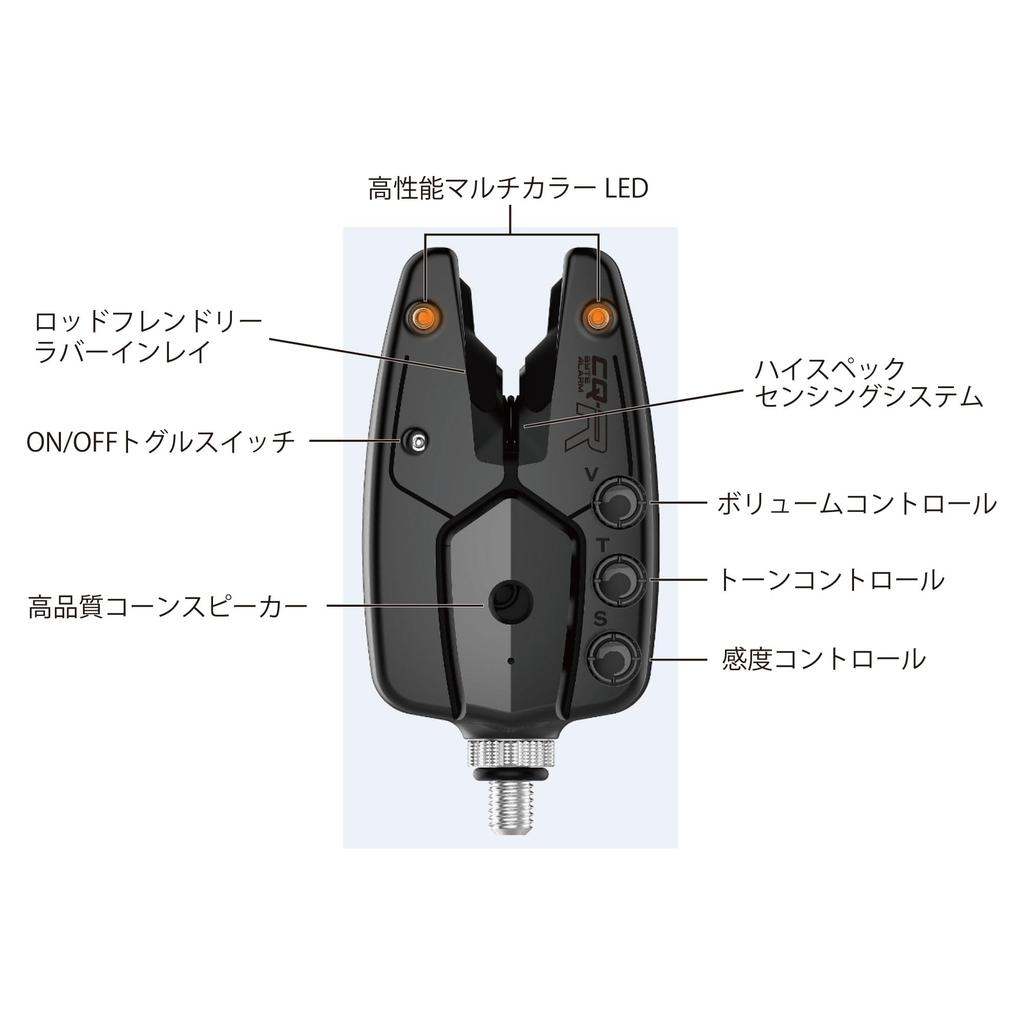 Сигнализатор поклевки Carp Quest Carp Fishing Датчик попадания Carp Fishing Японская инструкция по эксплуатации в комплекте [CarpQuest] (CQ-R)