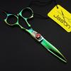 JASON 5.5" Персонализированные Зеленые Парикмахерские Ножницы - Прямые Ножницы для Барбера HC-01