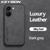 KEYSION Роскошный ретро чехол из ПУ-кожи для телефона Xiaomi POCO X8 Pro/Max - Ударопрочный и шелковистый на ощупь