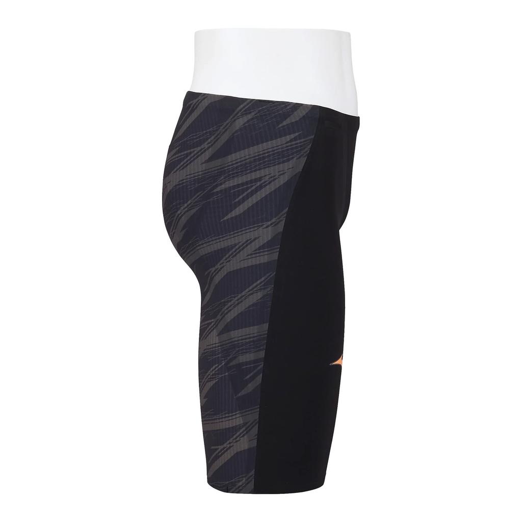 [Mizuno] Swim Competitive Swimming Challenge Swimmer Boys GX/SONIC V MR Half Spats N2MB0002 90: Black Size: 130 FINA (International Swimming