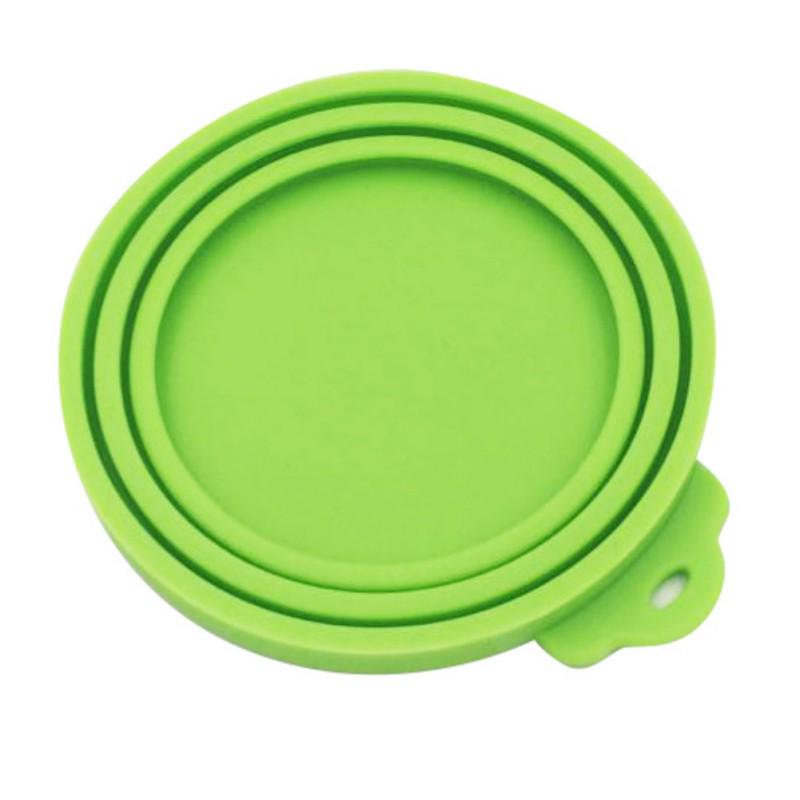 Silicone Canned Lid Pet Food Canned Lid Seal Fresh Cover for Pet Food Five Colors for Option