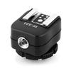 TF321 Flashing Hot Shoe Sync Adapter with PC Sync Port Socket Dedicated for 580EX 580EX II 550EX 430EX 430EX II