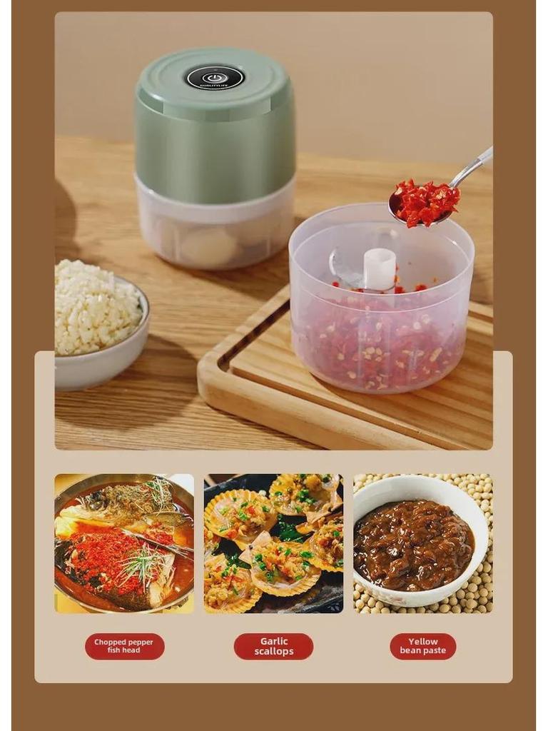 Многофункциональная мини-электрическая чесночница и комбайн для детского питания