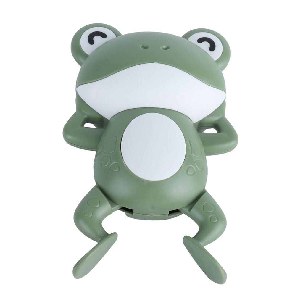 Baby Bath Toys Clockwork Swimming Cute Frogs Floating WindUp Bathtub Toys for Children(Green )