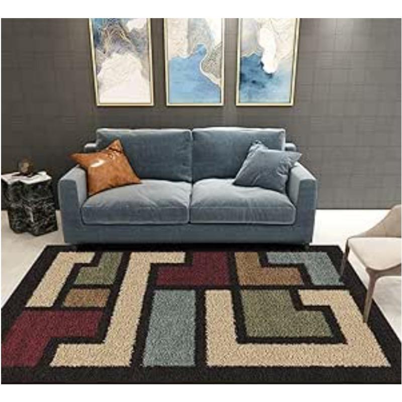 Modern Minimalist Geometric Living Room Carpet Home Bedroom Bedside Carpet Large-area Carpet Mat
