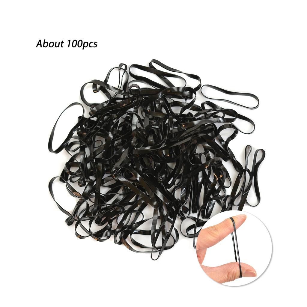 Hair Extensions Tool Set I-tip Hair Pliers 600 Pcs Silicone Micro Rings 4 Pcs Hair Clips 100pcs Rubber Bands 1Pc Hair Comb