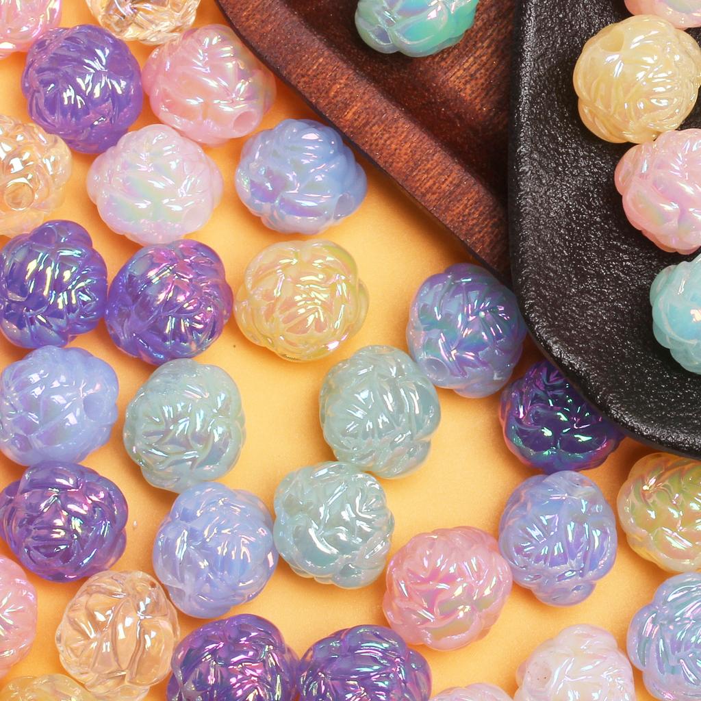 15 шт 21 мм модные акриловые цветы свободные бусины для самостоятельного изготовления ожерелий браслетов ювелирных изделий