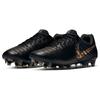 Nike Мужские кроссовки Tiempo Legend 7 Elite FG Черно-золотые Металлик-Ярко-золотой AH7238-077