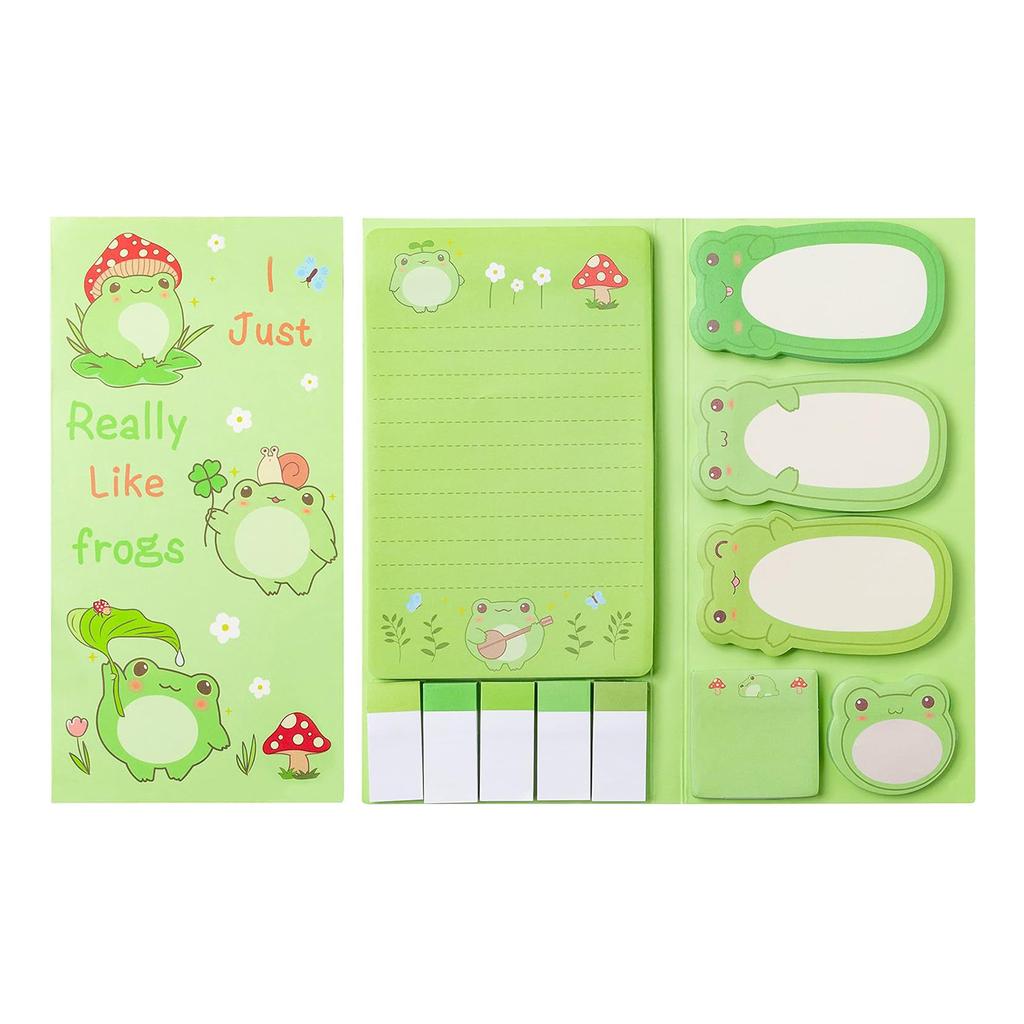 800 Sheets Sticky Note Cartoon Note Paper Self-Adhesive Note Paper Sticky Index Tabs Book Page Mark for Office School