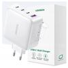 Ugreen 15337 Nexode Network Charger, 3Xusb-C, Usb-A 3.0, Pd3.0, Qc4.0, Gan, 100W (White)