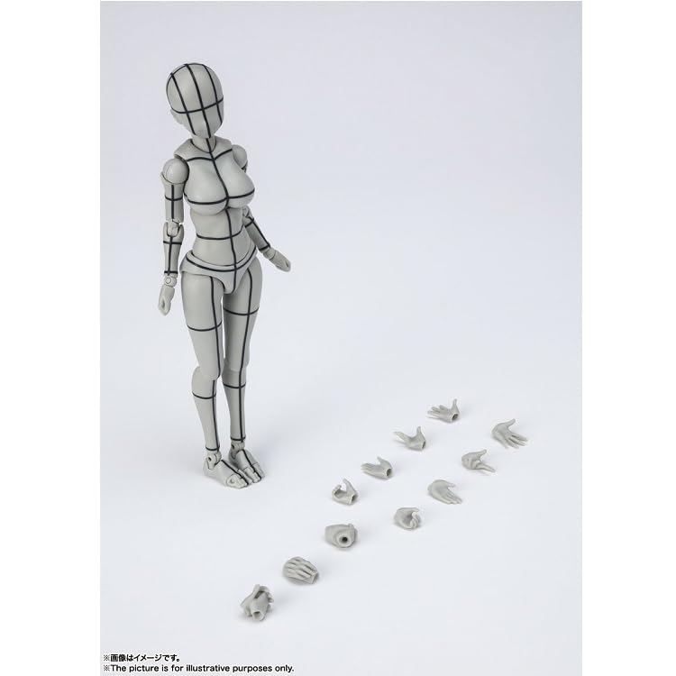 TAMASHII NATIONS Edition проволочный каркас цветной 135 мм окрашенная подвижная фигурка SHFiguarts Body-chan - Кентаро Ябуки- (Серая версия.) (Перепродажное издание) Прибл.