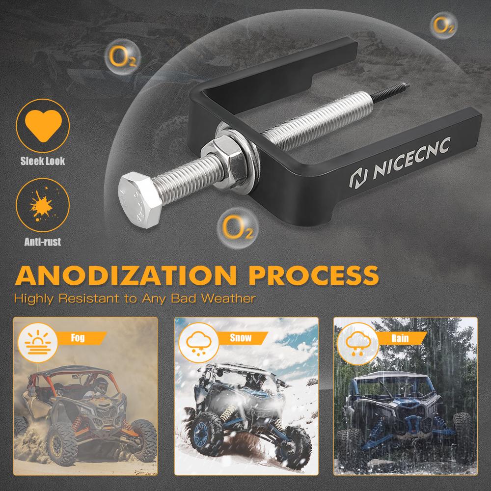 NiceCNC For Maverick X3 Clutch Roller Pin Extractor Removal Tool For 2017-2024 Can Am Maverick X3 UTV Clutch Roller Pin Remover