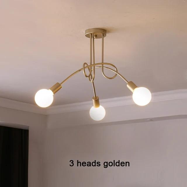 Modern Minimalist Chandelier Creative Branch-Shaped Ceiling Light for Hotel Restaurant Living Room Kitchen Bedroom Decor Light