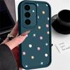 Силиконовый чехол для телефона с мелкими цветами для Samsung Galaxy S24 S23 S22 Ultra S21 S24 FE A55 A34 A15 A35 A52 A53 A54 A25 5G Мягкая крышка