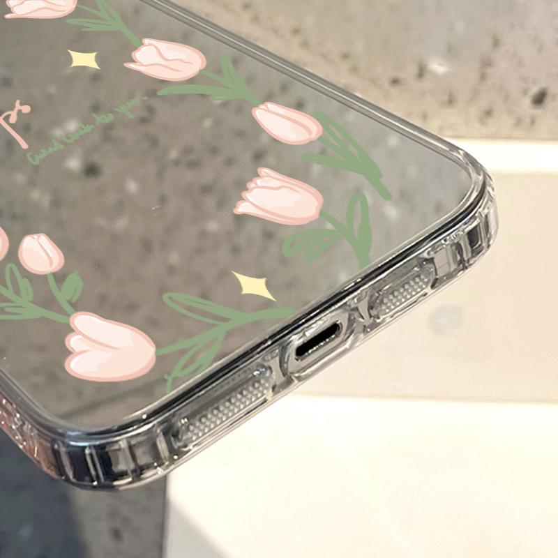 Чехлы для мобильных телефонов iPhone 11 13 XR 15 Pro Max 12 14 Pro Max Чехол iPhone 16 XS Max Зеркальный защитный чехол Зеркальный Изысканный мультяшный водонепроницаемый