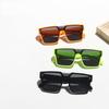 Ретро детские цельные солнцезащитные очки, Wind Rice Nails, индивидуальная мода и простота, удобные солнцезащитные очки с большой оправой